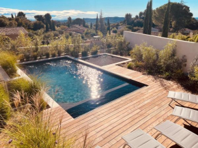 Villa paisible entre Avignon et Nimes avec piscine chauffée sur demande